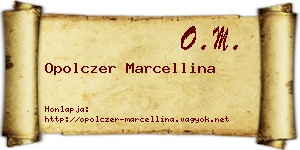 Opolczer Marcellina névjegykártya